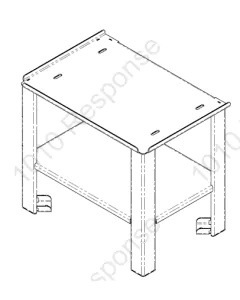 Stand for TA-S680R Taser Cabinet